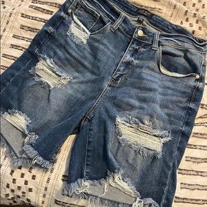 Gently worn judy blue bramuda shorts size 1X